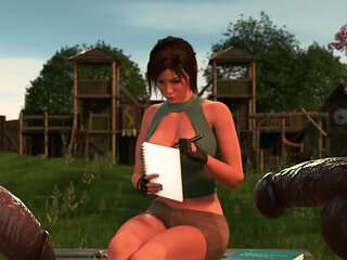 Learning Tribal Ways with Lara Croft ( Simulator 3D )