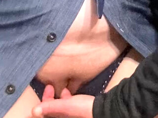 Fingering Hot Babe in The Subway - Old Perv