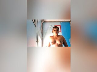 Local Desi Girl Art Tattoo Design On The Boobs, After Boobs Sucking