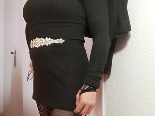 Morgane in a sexy outfit