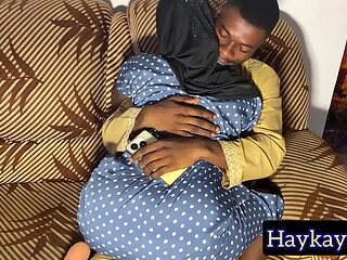 Horny teen hijab girl ride on my cock