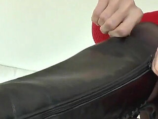 Exciting Zipper Sounds of Boots, Lady Victoria Valente