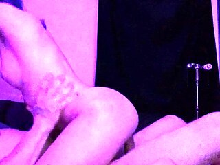 Amateur slut in red PVC ass fucked hardcore