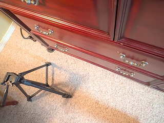 Mature Wife Masturbates and Fucks Doggy Style