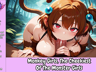 Monkey-Girls: the Cheekiest of the Monster Girls - Erotic Audio Roleplay