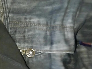 Wetting my pants outside bursting for a piss