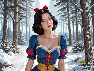 Snow White Didn't Wait for Her Prince and Went to Lure Him with Her Vagina in the Ai Adaptation