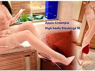 High Heels Stockings 10 Pink Temptation