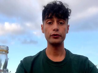 Task for Sub Boy - Eat Your Masters Cum From the Bottle Outdoors