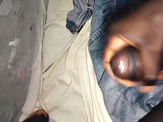 Fucking and massaging the biggest cock like a whore
