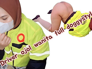 Ojol women!! The struggle of female ojol drivers looking for credit installments wants to be in full doggy style to get a 5-star rating & tip money
