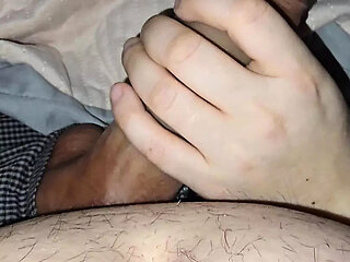 Step mom can you handjob step son 9 inch of dick
