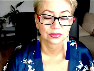 My stepmom is my webcam slut.!.))