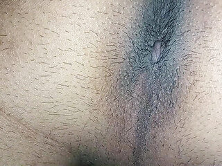 Showing my indian ass and cock on bed at night.