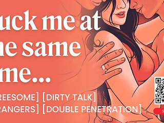 ASMR Audio Porn: Threesome MMF with Strangers in an Open Relationship - DP, Anal Sex & Dirty Talk - Erotic Audio