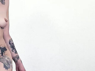 German Scout - Crazy Anal and Rimjob Casting Fuck with French Skinny Tattoo Model Lena Fire