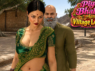 Horny Desi Indian Bhabhi Fucked Hard by Village Leader Outdoor Hardcore Sex Hindi Audio English Subtitles