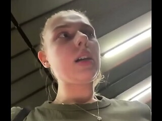 Squirting and masturbate in the gym