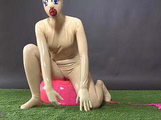 Living Rubberdoll with Silicone Mask
