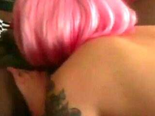 Tattooed Sparky Sin Claire takes it hard from behind then she lets him finish all over her pretty face.