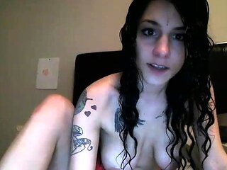 Petite small tit babe with perfect pussy masturbates