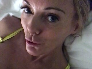 Amateur blond girl with big boobs getting fucked