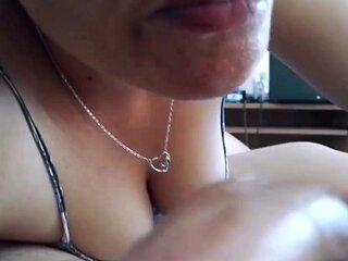 Latina Brunette Amateur Blowjob Cumshot Compilation