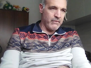 A Stepfather Teaches His Stepson to Masturbate His Teen Cock