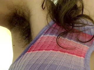Hairy and Sweaty Armpits