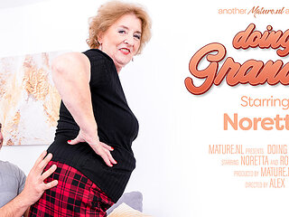 70 Year Old Grandma Noretta Gets Fucked By A Young Guy