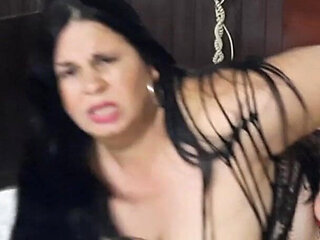 Busty and Big Ass Stepmother, Only Fans in Slow Motion, Reverse Riding