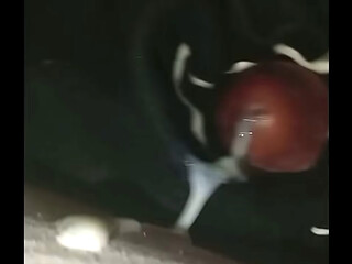Cumming out continuously till the milk turns red