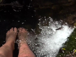 Rushing Water Against My Hirsute Legs