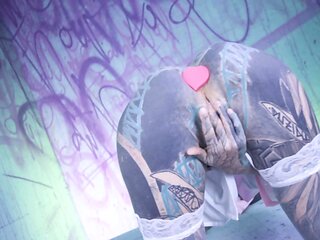 Tattood Girl with Glasses and Buttplug Fucks a Tattooed Dick, DP, Facial