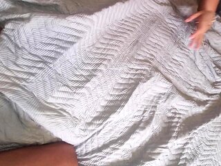 Horny Latina Brunette Can Get Enough of a Big White Cock