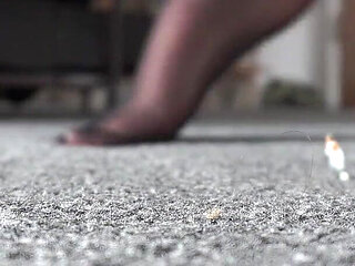 Giantess Plays Hide and Seek with Shrunken Colleagues