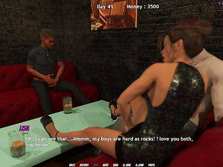 Lisa Total Investigation! by Dragofinder Studio - Anal Fingering and Pub Bathroom Sex 12