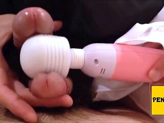 2 Asian Crossdressers Play with Sex Toys and Cum Hard