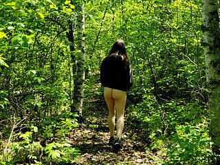 Naked Ass Walk Through Spring Forest (4K UHD Remaster)