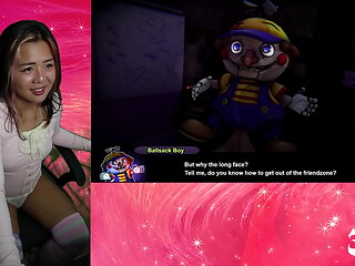 BIG TIDDY BITCH CHIKU IS CHASING ME! FAP NIGHTS AT FRENNI'_S ExotiqFox FNAF Hentai Game Part 3