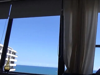 Step mom and son have a secret vacation hookup
