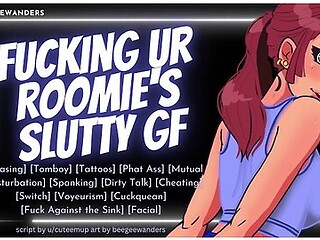 Your Roomies Bi Girlfriend Is A Total Slut For You Blowjob Switch Audio Roleplay