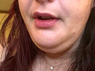 Goddess Chugs and Gulps a Large Green Tea