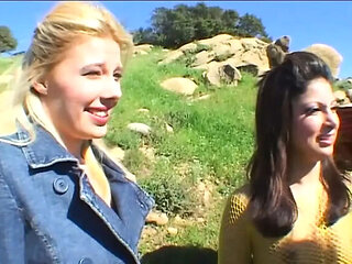 Two Cute Teen Girls Genesis Skye & Gia Jordan Take Big Cock Ass Fuck and Mouth Cumshot