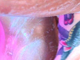 2 Horny Lesbians Have Fun in the Shower