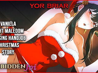 Your Devoted Wife Yor is Your Christmas Gift! (Yor Briar, Light Maledom, Vanilla, Nursing Handjob, Christmas, Story)