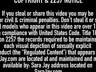 Fairytale Sara Jay and Porsha Carrera - double blowjob smut - Sara Jay