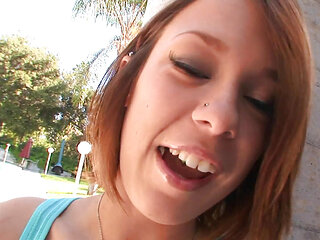 Fresh girl Haley Sweet a whore gets her pussy stuffed