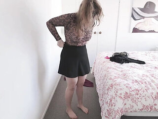 Heidi Blaze Public Flashing With Lovense Lush Remote Vibrator in Nature