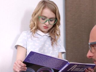 Lightfairy getting manhandled by a dominant bald man